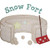 Snow Fort Applique Machine Embroidery Design Snow Fort Applique Machine Embroidery Design
