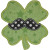 Mustache Shamrock Machine Embroidery Design