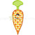 Candid Carrot Applique Machine Embroidery Design Candid Carrot Applique Machine Embroidery Design