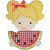 Watermelon Girl Machine Embroidery Design Watermelon Girl Machine Embroidery Design