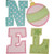 Noel Ornament Applique Machine Embroidery Design