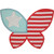 Patriotic Butterfly Machine Embroidery Design Patriotic Butterfly Machine Embroidery Design