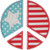 Reverse Peace Flag Machine Embroidery Design Reverse Peace Flag Machine Embroidery Design