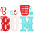 Beach Bum Applique Machine Embroidery Design Beach Bum Applique Machine Embroidery Design