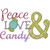 Peace Love Candy 2 Machine Embroidery Design Peace Love Candy 2 Machine Embroidery Design