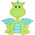 Baby Dragon Applique Machine Embroidery Design Baby Dragon Applique Machine Embroidery Design