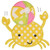 Beach Ball Crab Machine Embroidery Design Beach Ball Crab Machine Embroidery Design