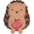 Hedgehog and Apple Machine Embroidery Design Hedgehog and Apple Machine Embroidery Design