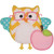 Owl and Apple Machine Embroidery Design