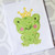 Frog Prince Applique Machine Embroidery Design