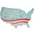 Red White Blue USA Machine Embroidery Design Red White Blue USA Machine Embroidery Design