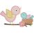 Lil Birds Applique Machine Embroidery Design