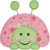 Pink Lady bug Machine Embroidery Design Pink Lady bug Machine Embroidery Design