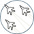 Jet Fighter Patch Applique Machine Embroidery Design