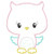 Owl 3 Applique Machine Embroidery Design Owl 3 Applique Machine Embroidery Design