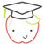 Graduation Apple Applique Machine Embroidery Design Graduation Apple Applique Machine Embroidery Design