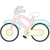 Bicycle Applique Machine Embroidery Design Bicycle Applique Machine Embroidery Design