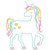 Unicorn 2 Applique Machine Embroidery Design Unicorn 2 Applique Machine Embroidery Design