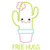 Free Hugs Cactus Machine Embroidery Design