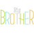 Simple Brother Set Applique  Embroidery Design