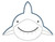 Shark 2 Satin and Zig Zag Applique Machine Embroidery Design