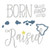 Hawaii Born and Raised Satin and Zigzag Stitch Applique Machine Embroidery Design