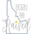 Idaho Born and Raised Vintage and Blanket Stitch Applique Machine Embroidery Design