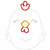 Cute Chicken Satin and Zigzag Stitch Applique Machine Embroidery Design