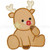 Baby Reindeer Applique Machine Embroidery Design Baby Reindeer Applique Machine Embroidery Design