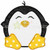 Baby Penguin Applique Machine Embroidery Design