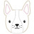 Boy Frenchie Vintage and Chain Stitch   Embroidery Design