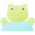 Frog Banner Sketch Filled Stitch Machine Embroidery Design