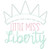 Little Miss Liberty Satin and Zigzag Applique Embroidery Design