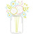 Floral Mason Jar Satin and Zigzag Applique Machine Embroidery Design