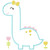 Sweet Dino Satin and Zigzag Applique Machine Embroidery Design