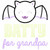 Batty For Grandpa Satin and Zigzag Applique   Embroidery Design