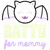 Batty For Mommy Satin and Zigzag Applique   Embroidery Design