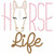 Horse Life Vintage and Chain Stitch Embroidery Design