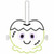 Franken Candy Apple Vintage and Chain Applique Embroidery Design