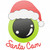 Santa Cam Simple Stitch and Sketch Fill Applique Machine Embroidery Design