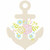 Floral Anchor Stitch and Sketch Fill Applique Embroidery Design