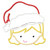 Santa Girl Applique Machine Embroidery Design