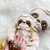 Sloth Plushie Doll Machine Embroidery Design For Instant Download