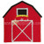 Barn Applique Machine Embroidery Design