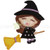 Witch Applique Machine Embroidery Design