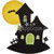 Halloween Scene 2 Applique Machine Embroidery Design