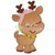 Cute Reindeer Applique Machine Embroidery Design Cute Reindeer Applique Machine Embroidery Design