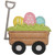 Easter Egg Wagon Applique Embroidery Design Easter Egg Wagon Applique Embroidery Design