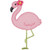 Flamingo Applique Machine Embroidery Design