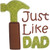 Just Like Dad Applique Machine Embroidery Design Just Like Dad Applique Machine Embroidery Design